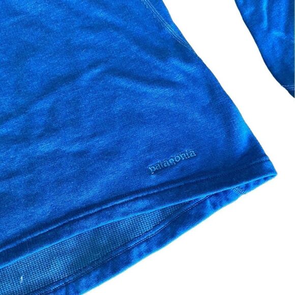 Patagonia Capilene Base Layer half Zip 1/4 Long Sleeve Blue Small - Picture 5 of 5